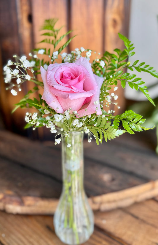 Single Rose Dressed