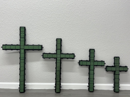 24" Cross Standing Spray