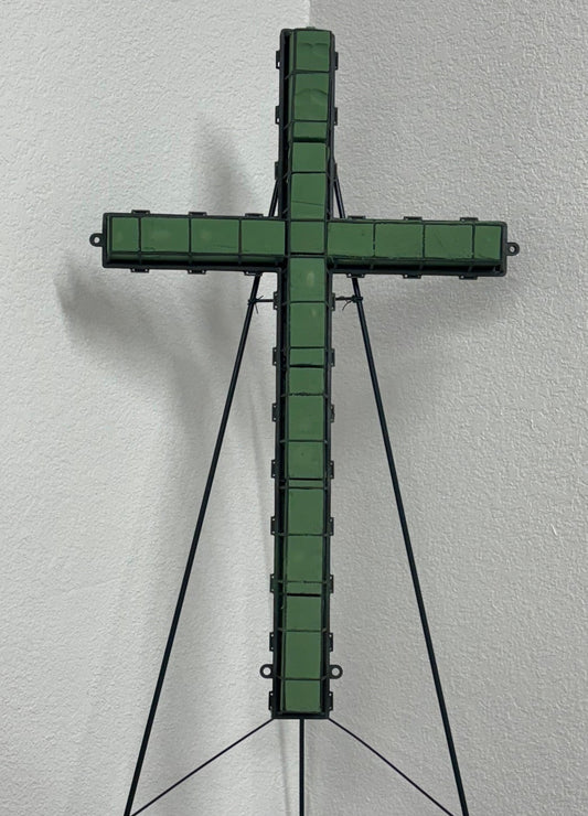 36" Cross Standing Spray