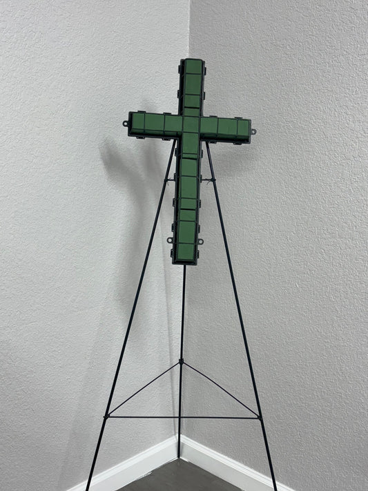 24" Cross Standing Spray