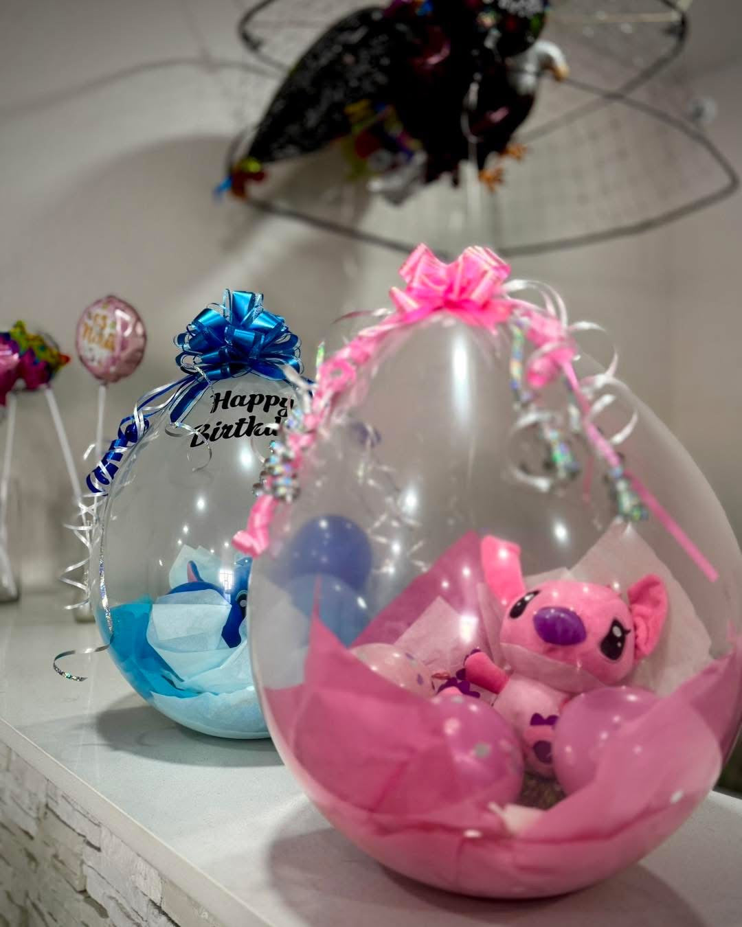 Stuffed balloon bouquet